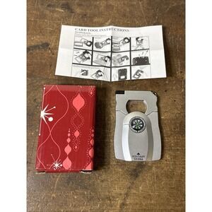 Avon NOS Multi Function Card Tool Key Chain Original Box